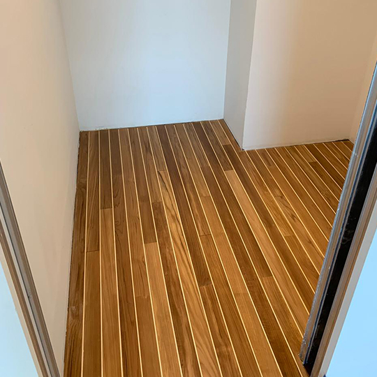 imagem do projeto de piso teka para embarcação — Zimarine