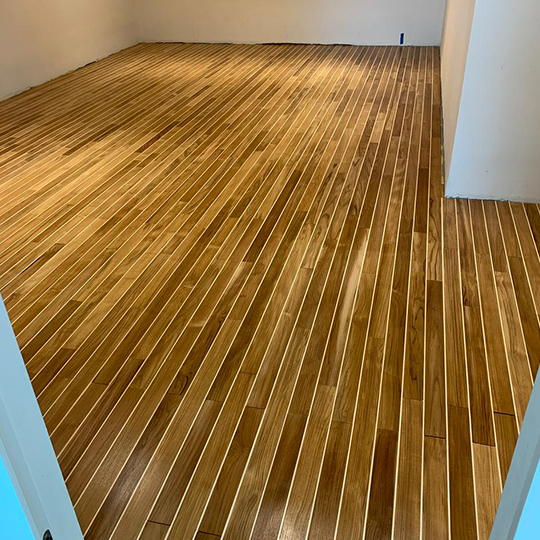 imagem do projeto de piso teka para embarcação — Zimarine